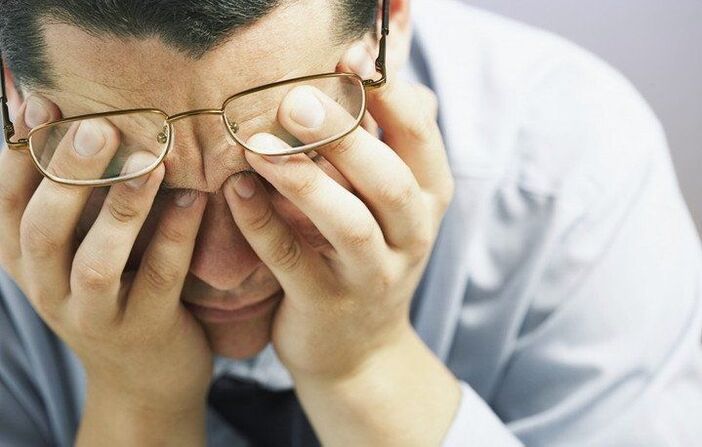 Problèmes de vision dus à l'ostéochondrose cervicale. 