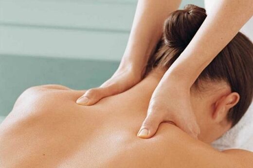 Massage de l'ostéochondose cervicale